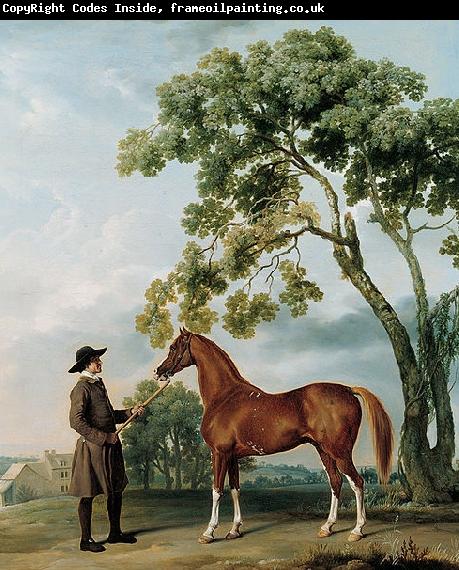 George Stubbs Lord Grosvenors Arabian Stallion with a Groom